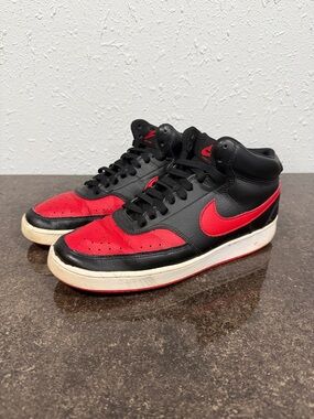 Nike Court Vision DM 8682-001 Men’s Mid-Top Sneakers Size 9.5